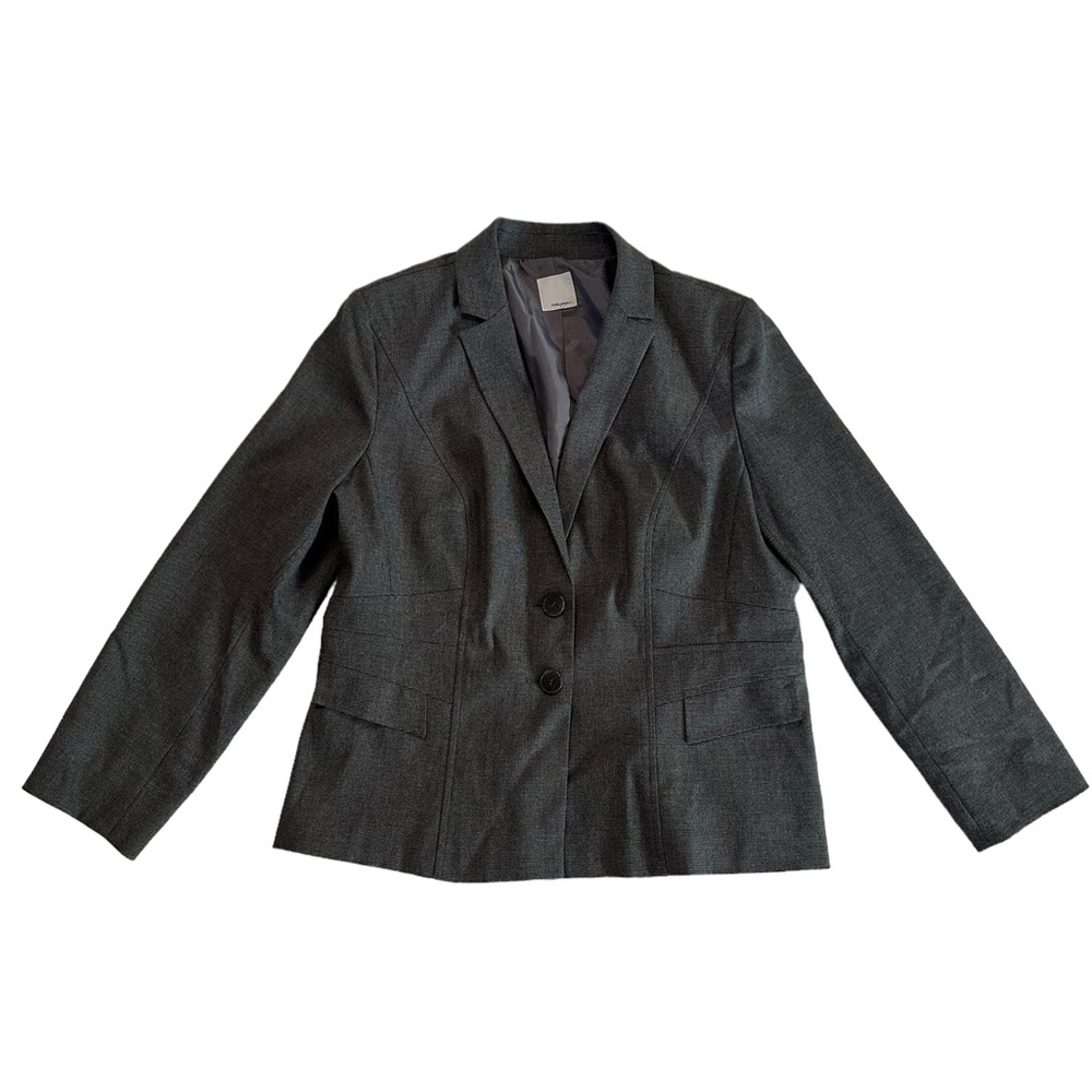 Halogen Gray Button Down Blazer - image 4